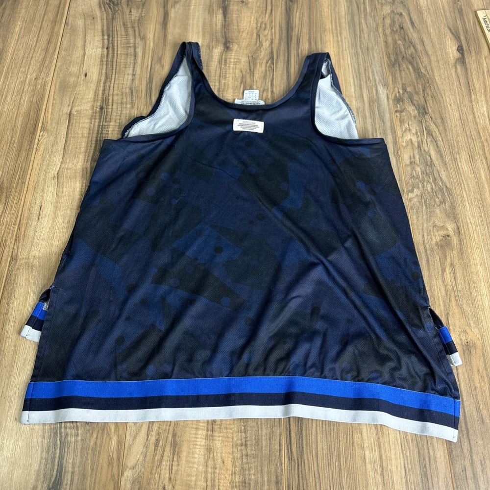 Adidas Men's‎ Athletic Short Sleeve Shirt Large Navy Blue - Picture 7 of 8